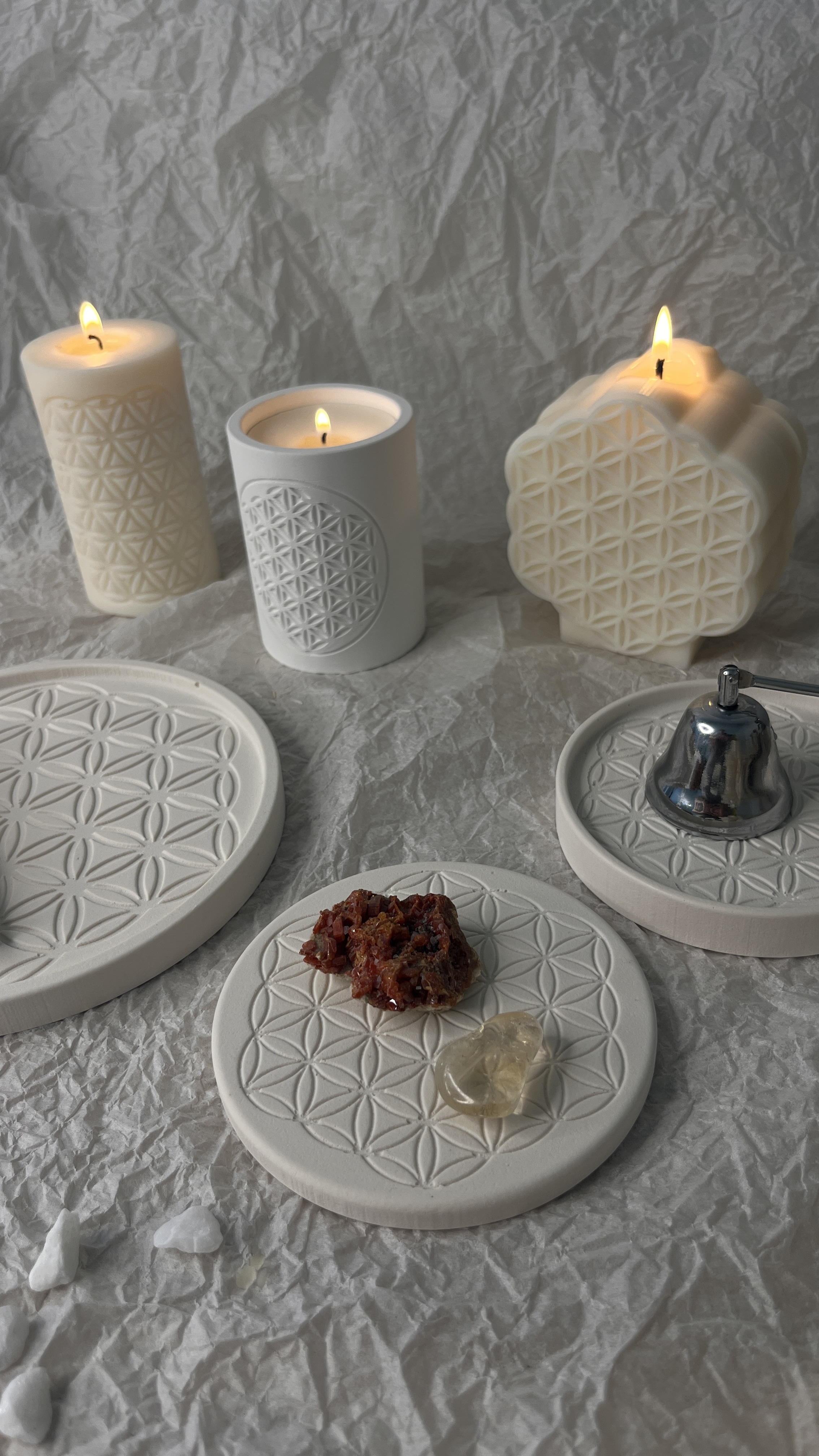 Set Méditation   "Fleur de Vie"