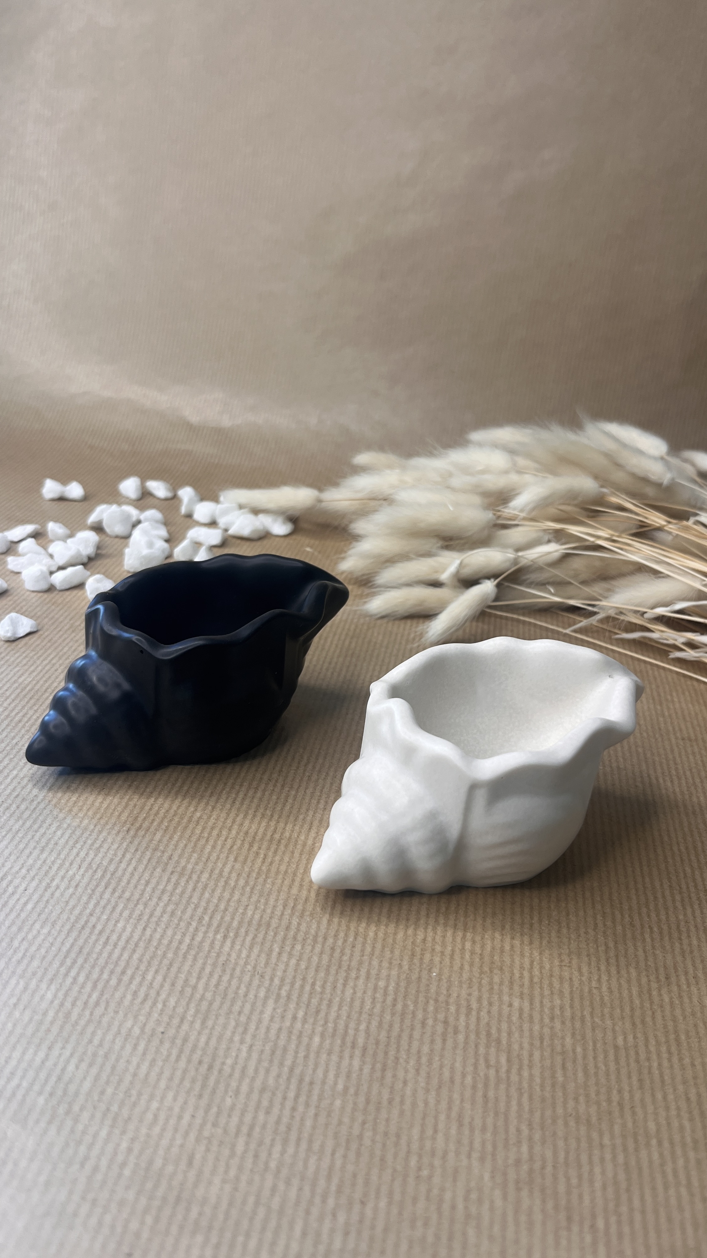 Porte-encens Coquillage Blanc